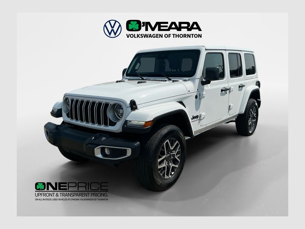 Bright White Clearcoat 2025 Jeep Wrangler SUV / Crossover Four-Wheel Drive 8-Speed Automatic