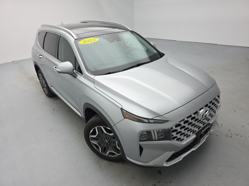 Shimmering Silver Pearl 2023 Hyundai Santa Fe SUV / Crossover All-Wheel Drive Automatic