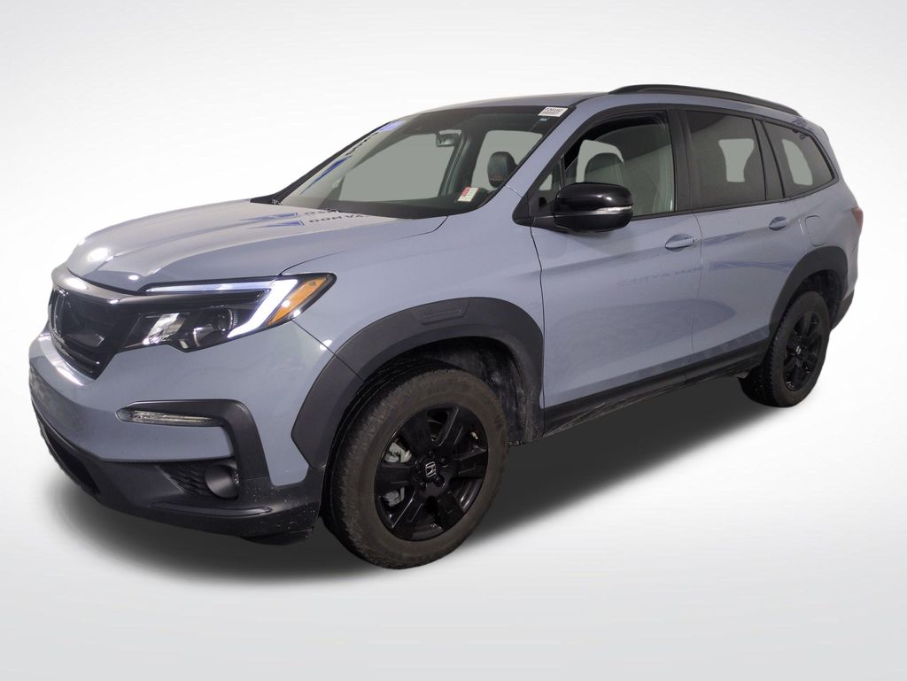 Gray 2022 Honda Pilot TrailSport AWD SUV / Crossover All-Wheel Drive 9-Speed Automatic