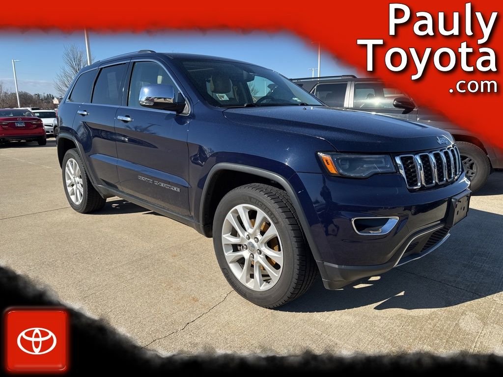 True Blue Pearlcoat 2017 Jeep Grand Cherokee Limited 4WD SUV / Crossover Four-Wheel Drive 8-Speed Automatic