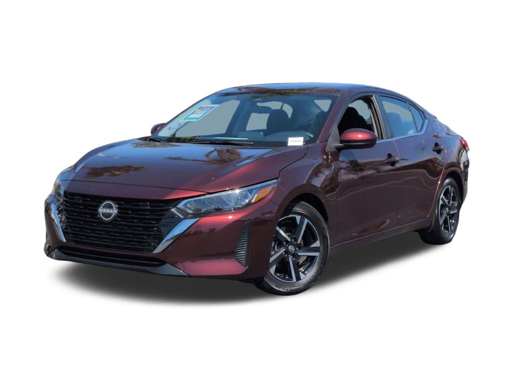 Rosewood Metallic 2025 Nissan Sentra SV FWD Sedan Front-Wheel Drive Continuously Variable Transmission