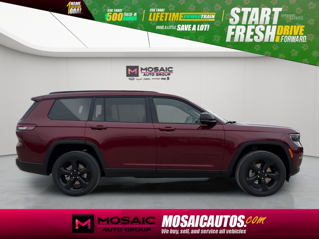 Velvet Red Pearlcoat 2025 Jeep Grand Cherokee L Limited 4WD SUV / Crossover Four-Wheel Drive 8-Speed Automatic