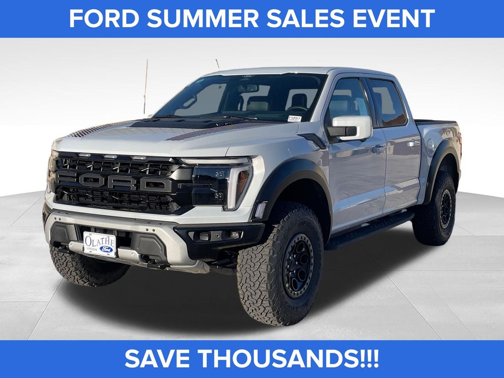 Space White Metallic 2025 Ford F-150 Pickup Truck Four-Wheel Drive Automatic