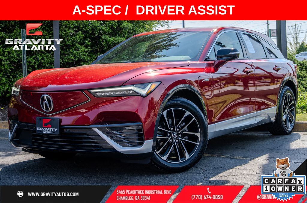 Scarlet Red Metallic 2024 Acura ZDX A-Spec RWD SUV / Crossover Rear-Wheel Drive Automatic