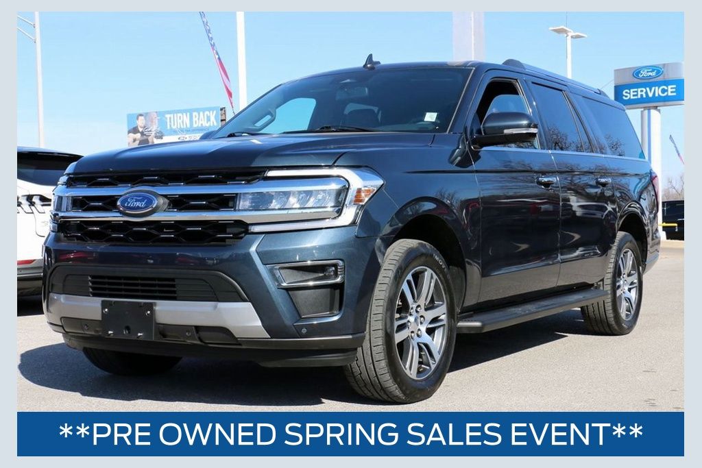 Stone Blue Metallic 2024 Ford Expedition MAX Limited 4WD SUV / Crossover Four-Wheel Drive Automatic