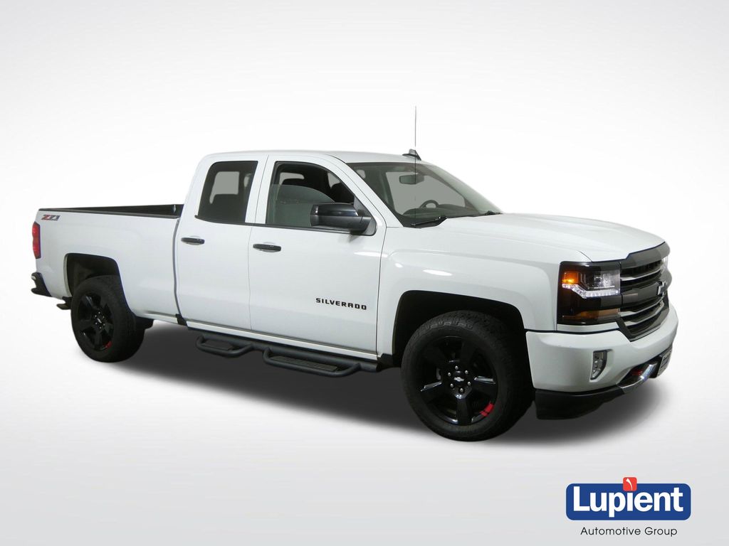 Summit White 2017 Chevrolet Silverado 1500 LT Double Cab 4WD Pickup Truck Four-Wheel Drive 6-Speed Automatic Overdrive