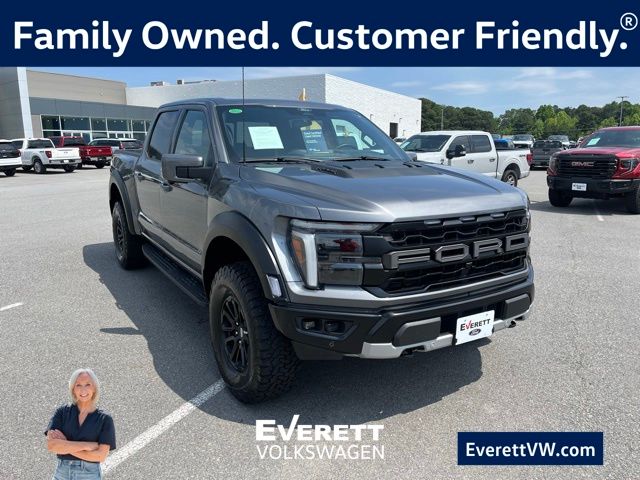 Gray Metallic 2024 Ford F-150 Pickup Truck Four-Wheel Drive Automatic