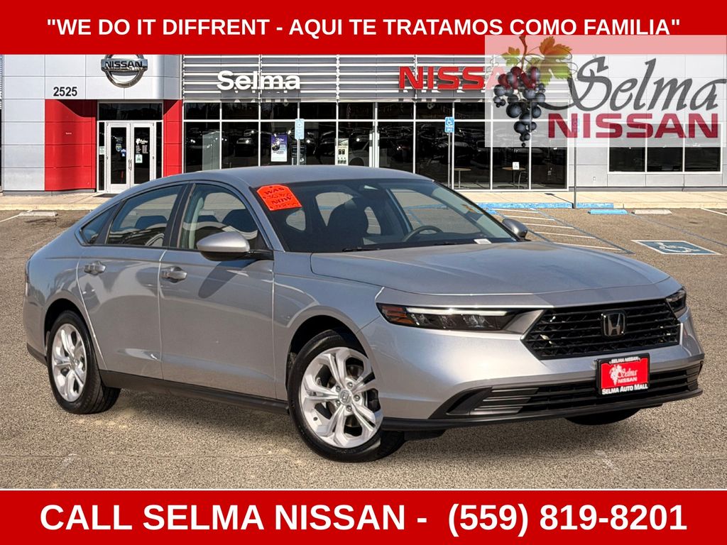 Silver 2025 Honda Accord Sedan Front-Wheel Drive Continuously Variable Transmission