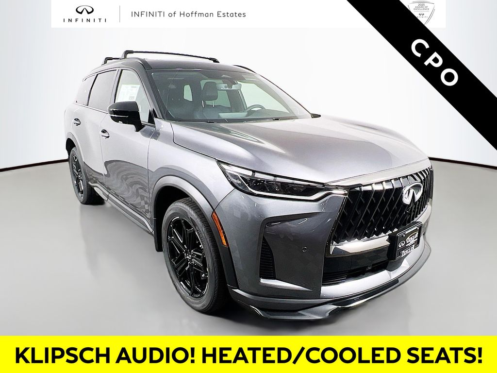 Gray (Graphite Shadow/Black Obsidian) 2026 INFINITI QX60 Sport AWD SUV / Crossover All-Wheel Drive 9-Speed Automatic