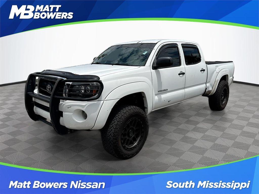 Super White 2008 Toyota Tacoma Pickup Truck 4X2 5-Speed Automatic Overdrive