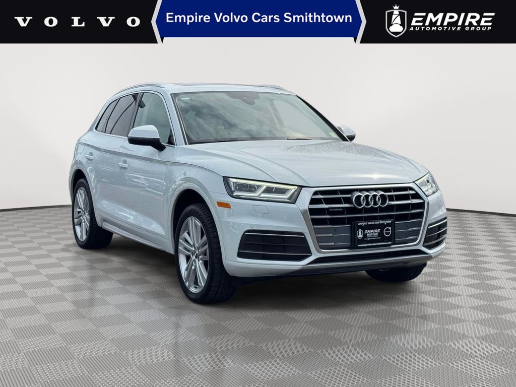 Glacier White Metallic 2019 Audi Q5 quattro Premium Plus 45 TFSI SUV / Crossover All-Wheel Drive 7-Speed Automatic