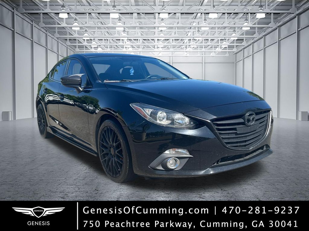Jet Black 2014 Mazda MAZDA3 i Touring Sedan Sedan Front-Wheel Drive 6-Speed Manual