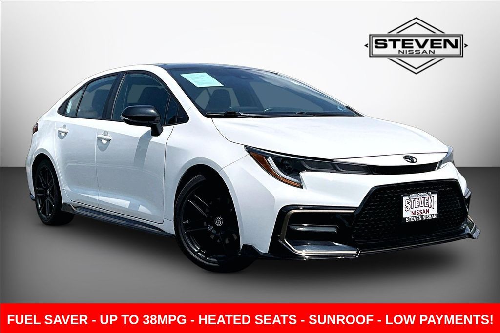 Black Sand Pearl 2022 Toyota Corolla Sedan Front-Wheel Drive Continuously Variable Transmission