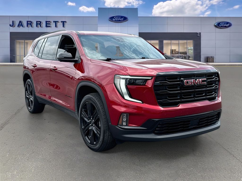 Volcanic Red Tintcoat 2024 GMC Acadia SUV / Crossover Front-Wheel Drive 8-Speed Automatic