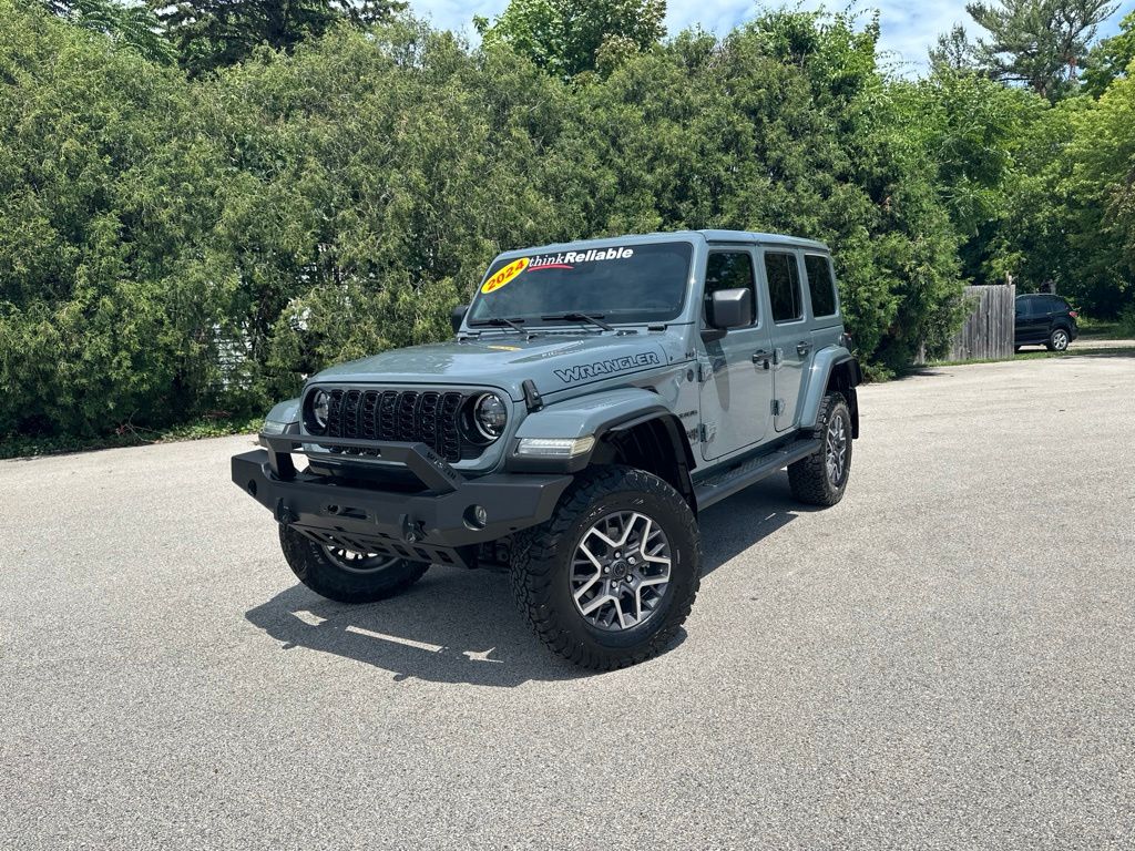 Anvil Clear Coat 2024 Jeep Wrangler SUV / Crossover Four-Wheel Drive 8-Speed Automatic