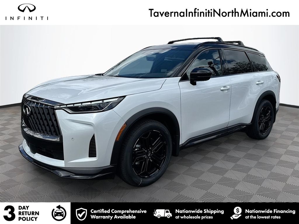 White / Black 2026 INFINITI QX60 SUV / Crossover All-Wheel Drive 9-Speed Automatic