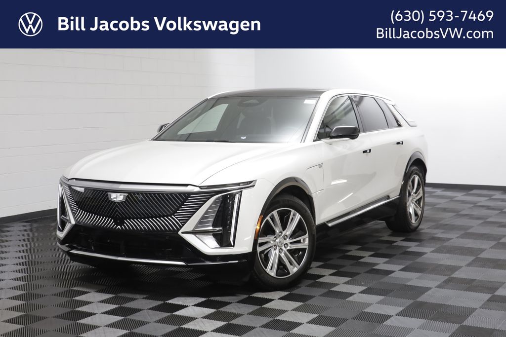 Crystal White Tricoat 2024 Cadillac LYRIQ SUV / Crossover All-Wheel Drive 1-Speed Automatic