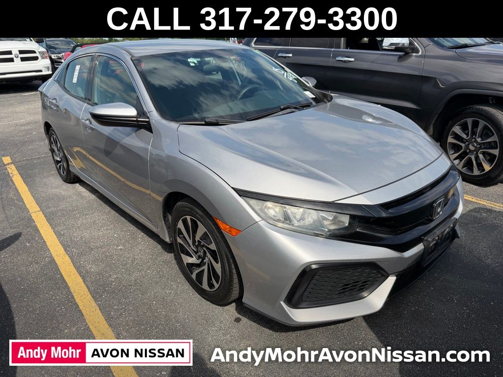 Lunar Silver Metallic 2018 Honda Civic Hatchback Hatchback Front-Wheel Drive Continuously Variable Transmission