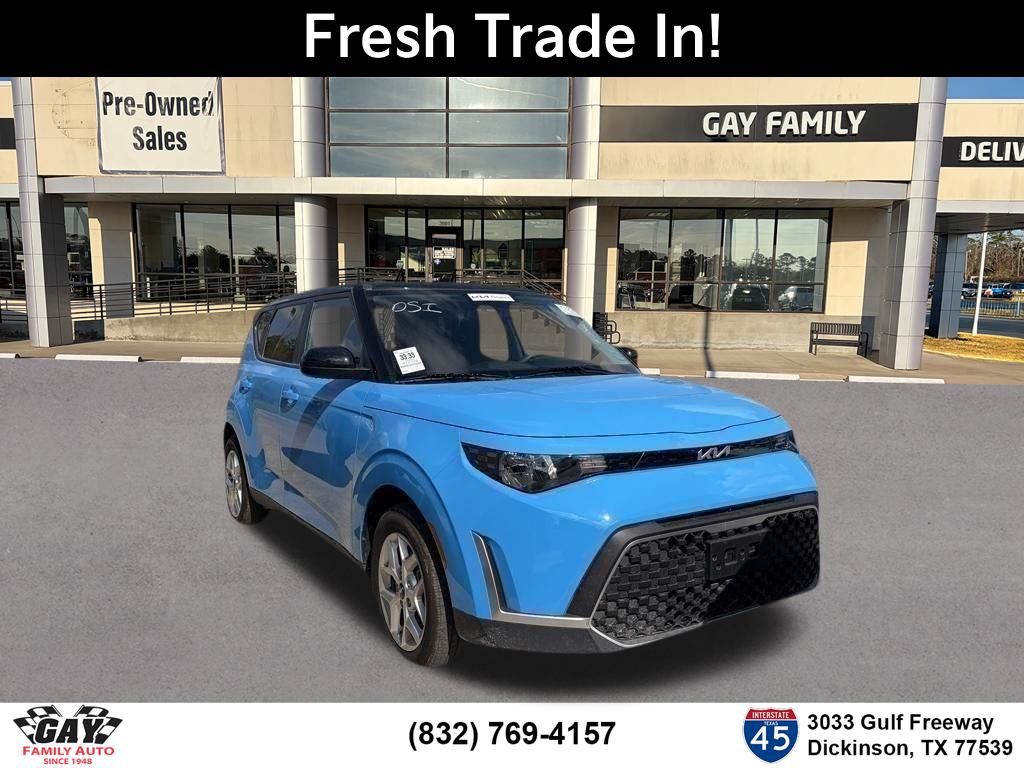Surf Blue w/Black Roof 2025 Kia Soul S FWD SUV / Crossover Front-Wheel Drive Continuously Variable Transmission