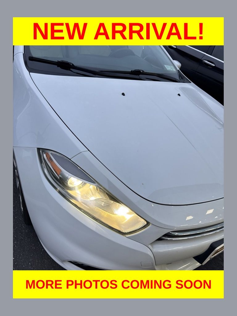 White 2014 Dodge Dart Sedan Front-Wheel Drive 6-Speed Automatic