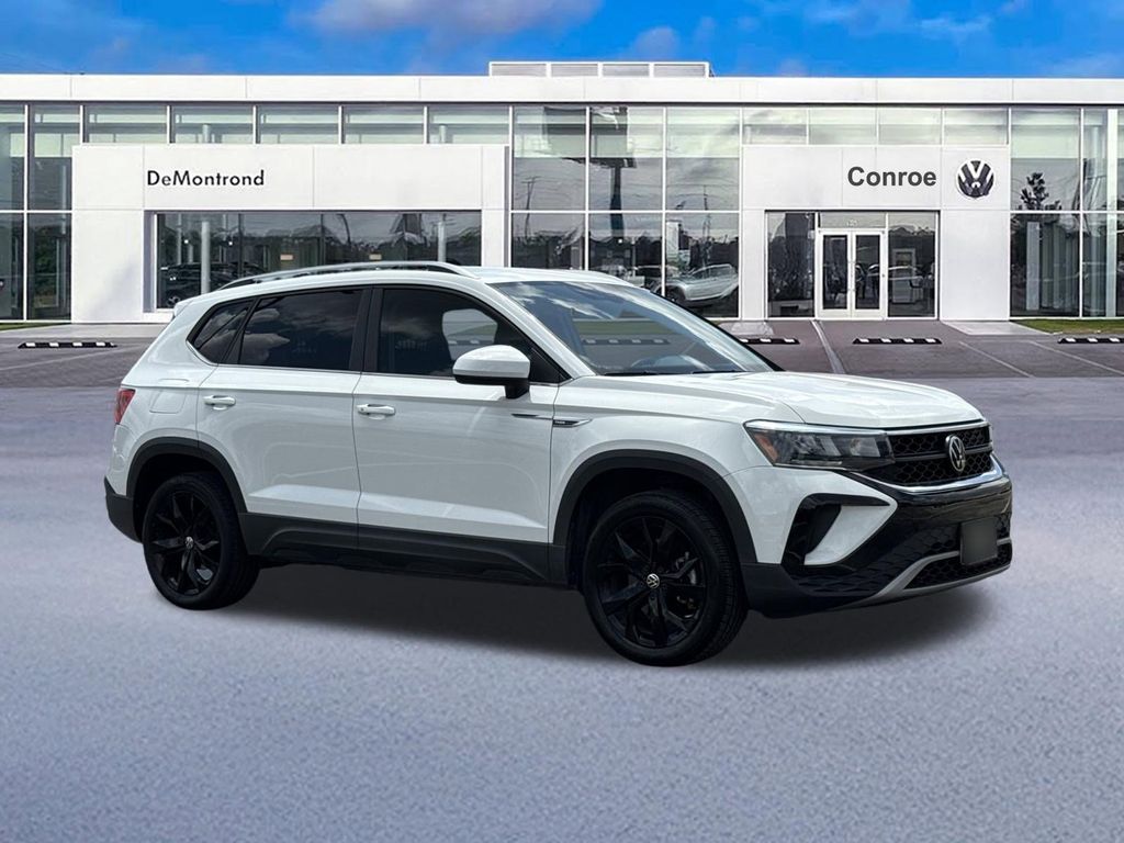 2023 Volkswagen Taos 1.5T SE White at DeMontrond Automotive Group