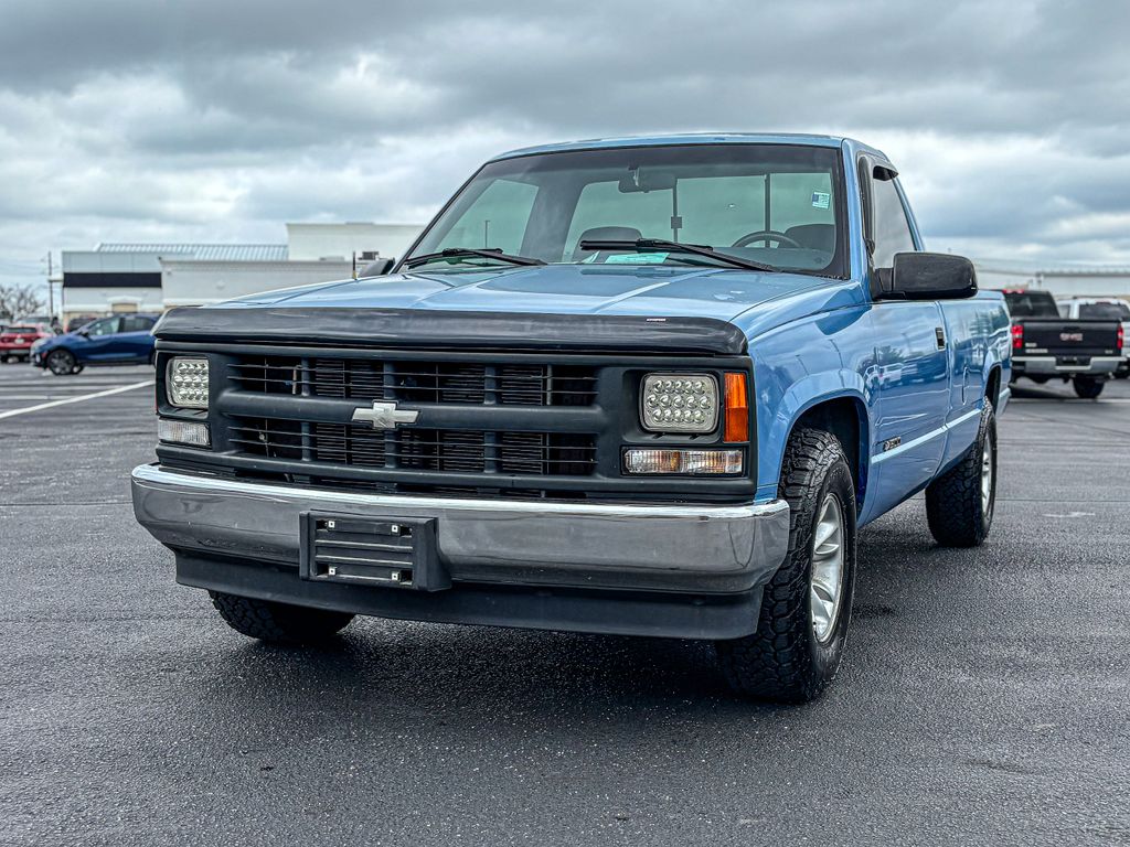 Light Stellar Blue 1996 Chevrolet C/K 1500 Pickup Truck 4-Speed Automatic