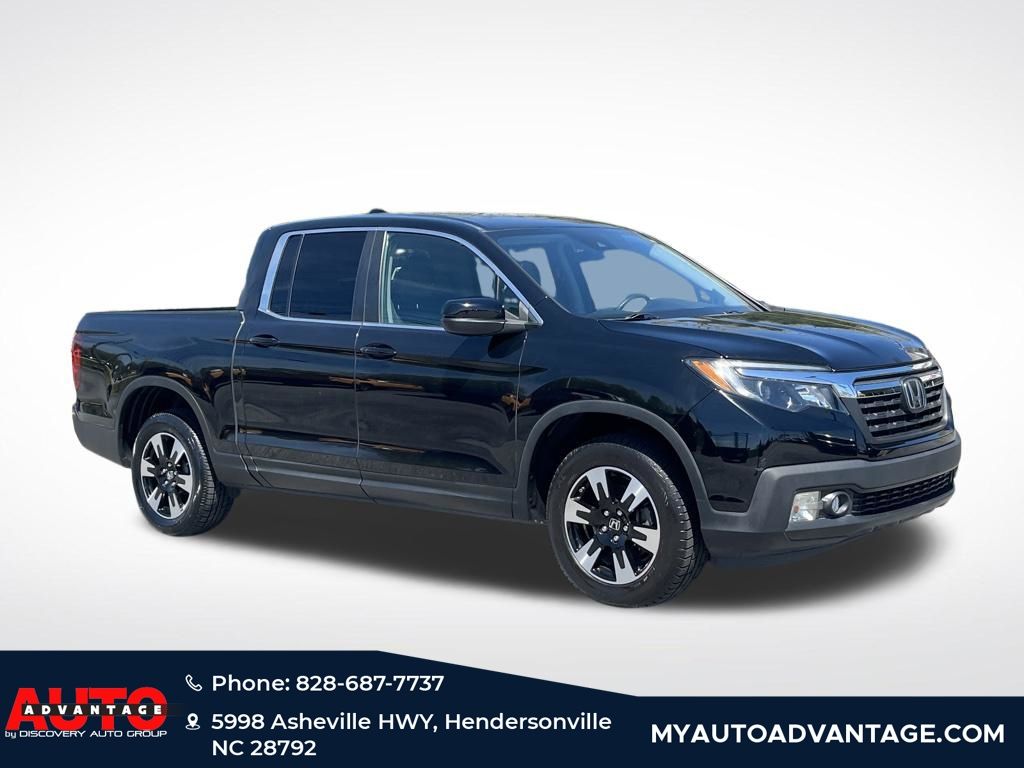 Crystal Black Pearl 2020 Honda Ridgeline Pickup Truck All-Wheel Drive 9-Speed Automatic