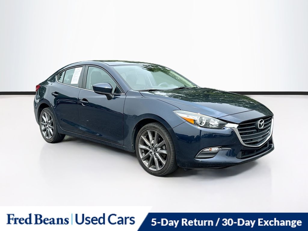 Deep Crystal Blue Mica 2018 Mazda MAZDA3 Sedan Front-Wheel Drive 6-Speed Automatic