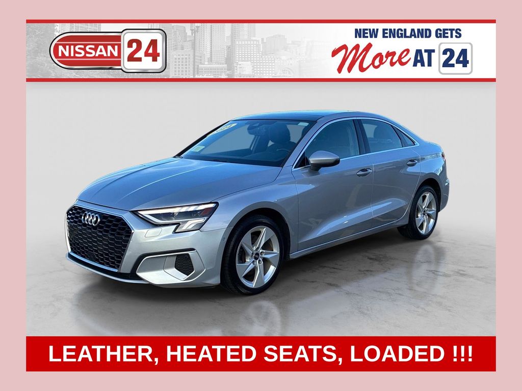 Florett Silver Metallic 2024 Audi A3 Sedan Front-Wheel Drive 7-Speed Automatic