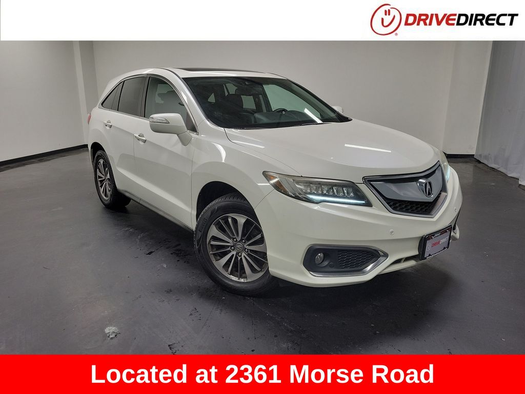 White Diamond Pearl 2017 Acura RDX AWD with Advance Package SUV / Crossover All-Wheel Drive 6-Speed Automatic