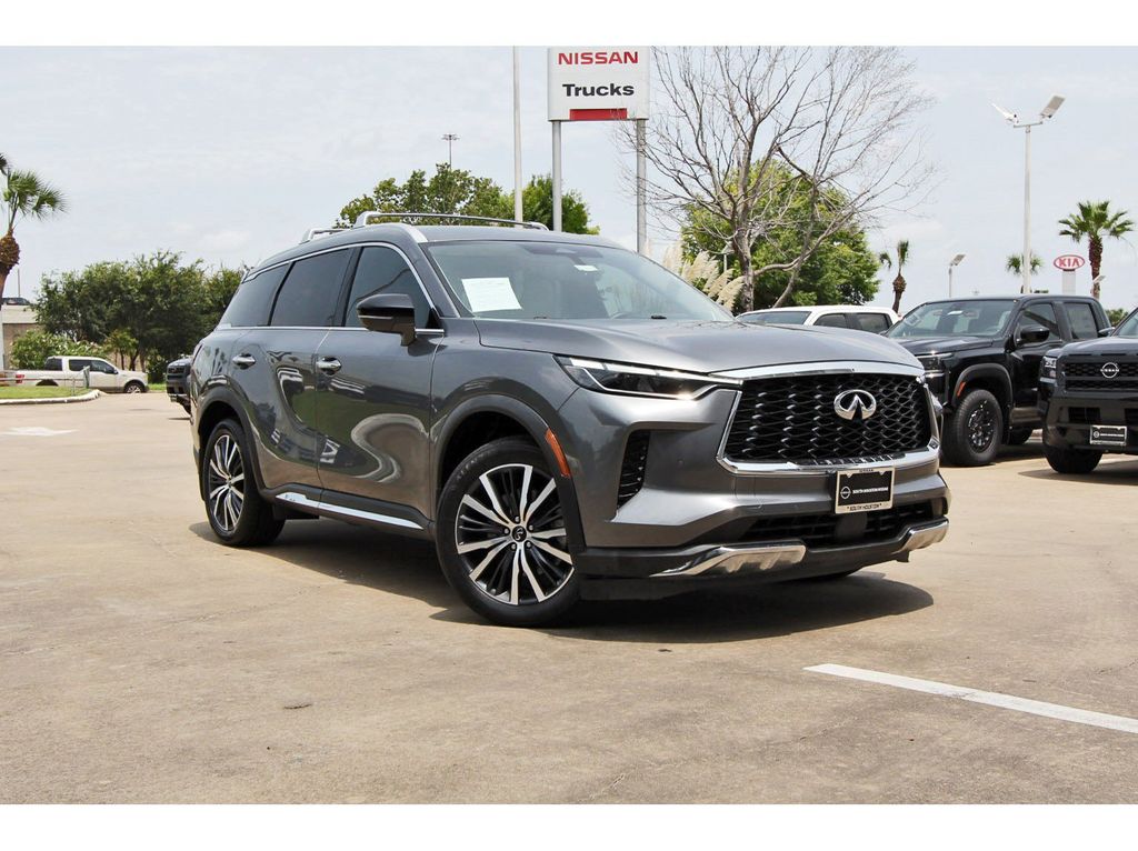 2022 INFINITI QX60 Sensory Gray at Shottenkirk Kia Fort Bend