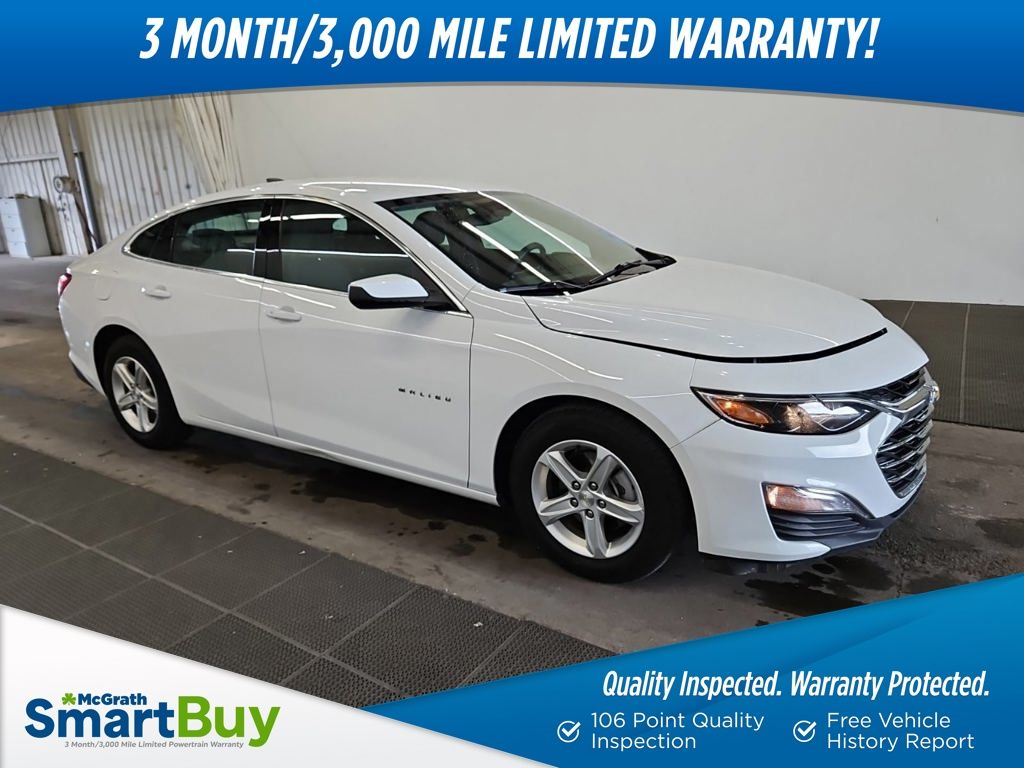 Summit White 2022 Chevrolet Malibu Sedan Front-Wheel Drive Continuously Variable Transmission