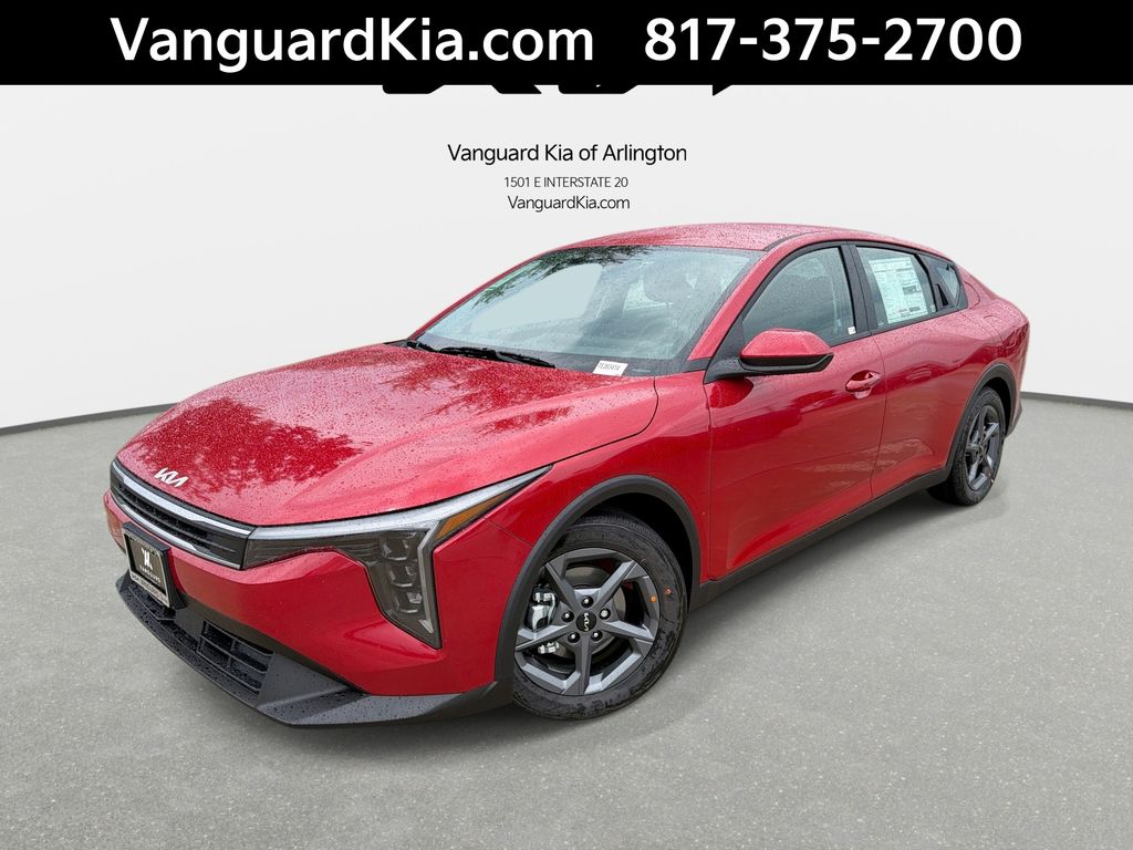 Currant Red 2026 Kia K4 Sedan Front-Wheel Drive Continuously Variable Transmission
