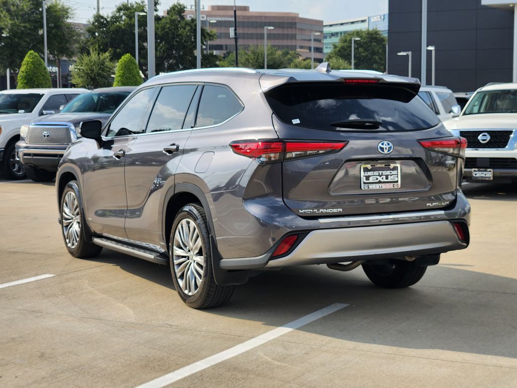2022 Toyota Highlander Hybrid Platinum Gray at Toyota of Victoria