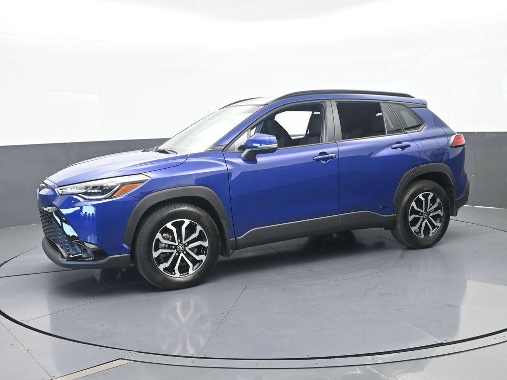 Used 2024 Blue Toyota Hybrid SE image 2