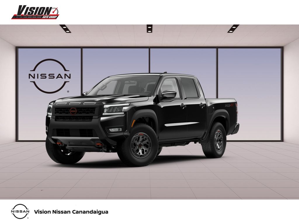 Super Black 2026 Nissan Frontier Pickup Truck Four-Wheel Drive 9-Speed Automatic Overdrive