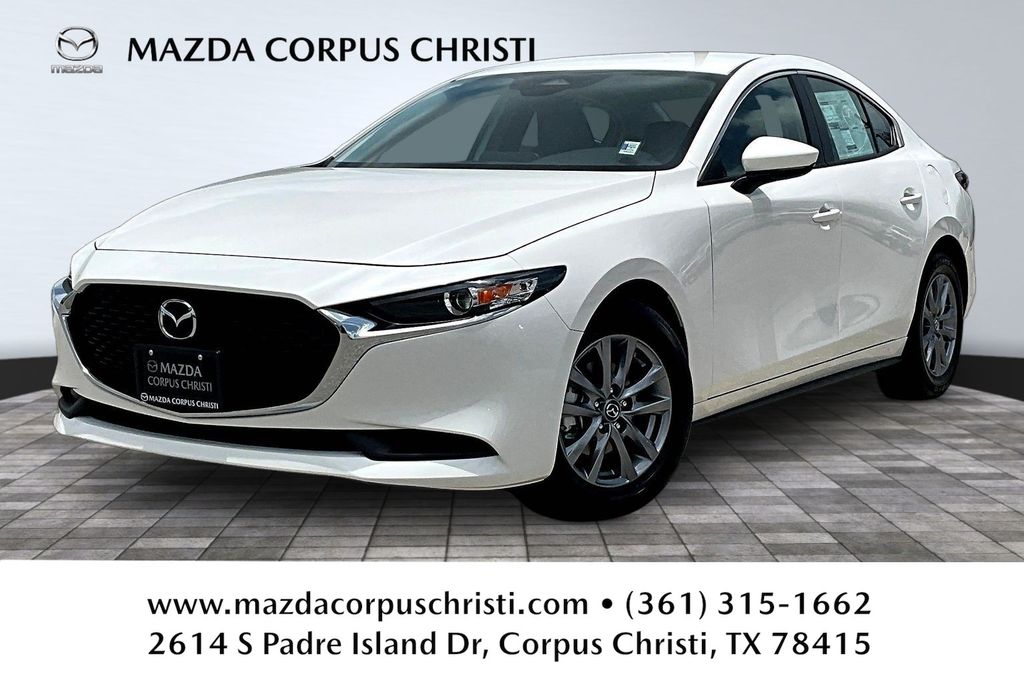 Snowflake White Pearl Mica 2026 Mazda MAZDA3 Sedan Front-Wheel Drive 6-Speed Automatic