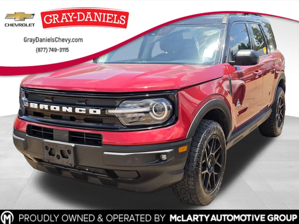 Red Metallic 2021 Ford Bronco Sport SUV / Crossover All-Wheel Drive 8-Speed Automatic