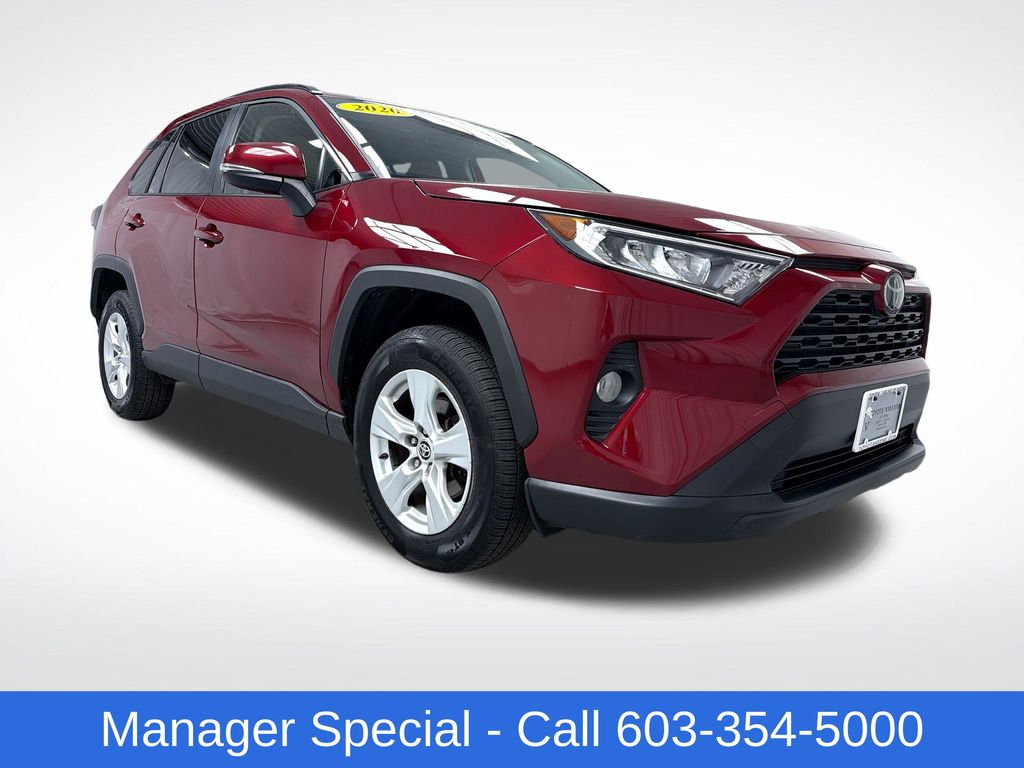 Red (Maroon) 2020 Toyota RAV4 SUV / Crossover All-Wheel Drive 8-Speed Automatic