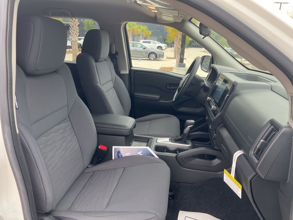 2025 Glacier White Nissan Frontier S RWD Truck