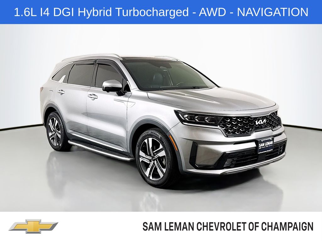 Steel Gray 2022 Kia Sorento Plug-In Hybrid SUV / Crossover All-Wheel Drive 6-Speed Automatic