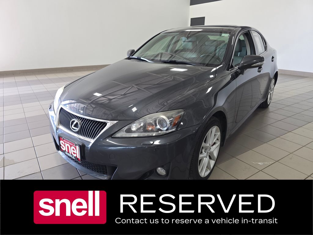 Smoky Granite Mica 2011 Lexus IS Sedan All-Wheel Drive 6-Speed Automatic