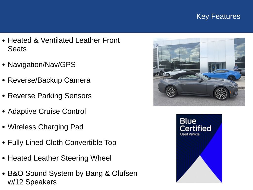 2024 Ford Mustang EcoBoost Premium Convertible