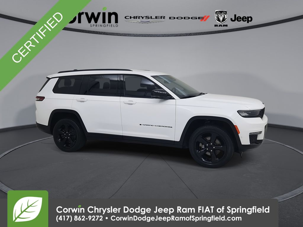 Bright White Clearcoat 2023 Jeep Grand Cherokee L Limited 4WD SUV / Crossover Four-Wheel Drive 8-Speed Automatic