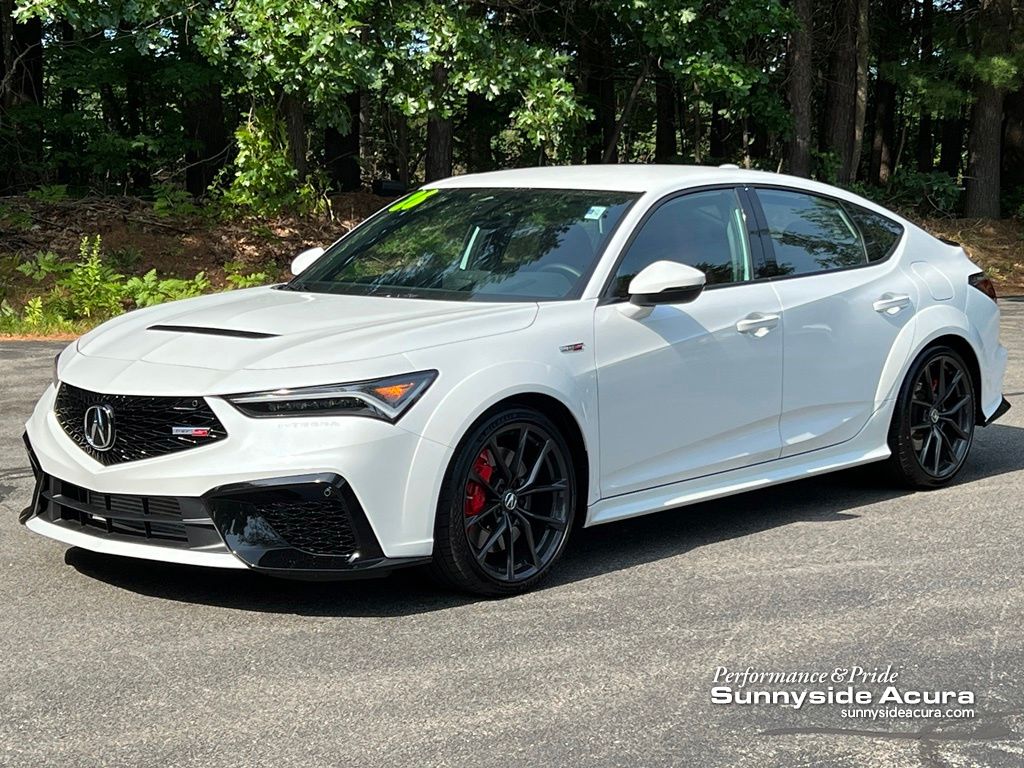 Platinum White Pearl 2026 Acura Integra Sedan Front-Wheel Drive 6-Speed Manual