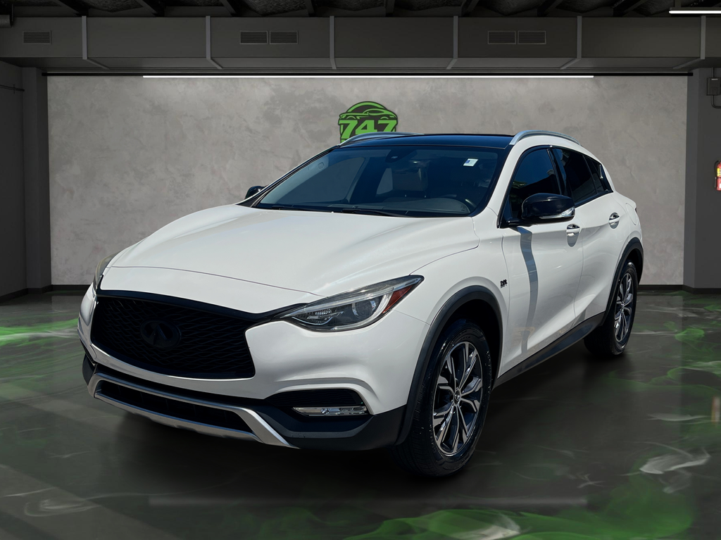 Majestic White 2018 INFINITI QX30 Premium AWD SUV / Crossover All-Wheel Drive 7-Speed Automatic Overdrive
