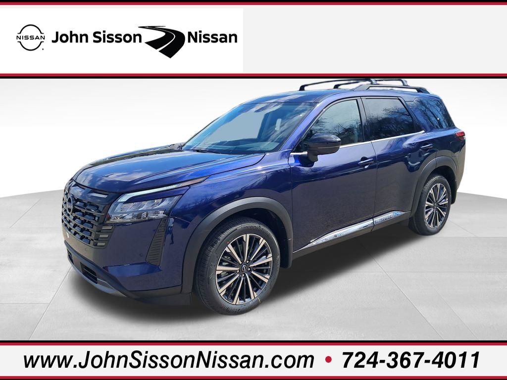 2026 Nissan Pathfinder Platinum Blue at John Sisson Motors