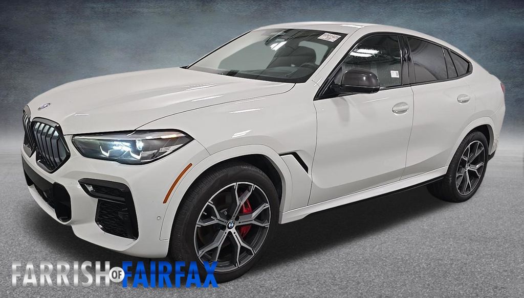 Alpine White 2022 BMW X6 SUV / Crossover All-Wheel Drive 8-Speed Automatic