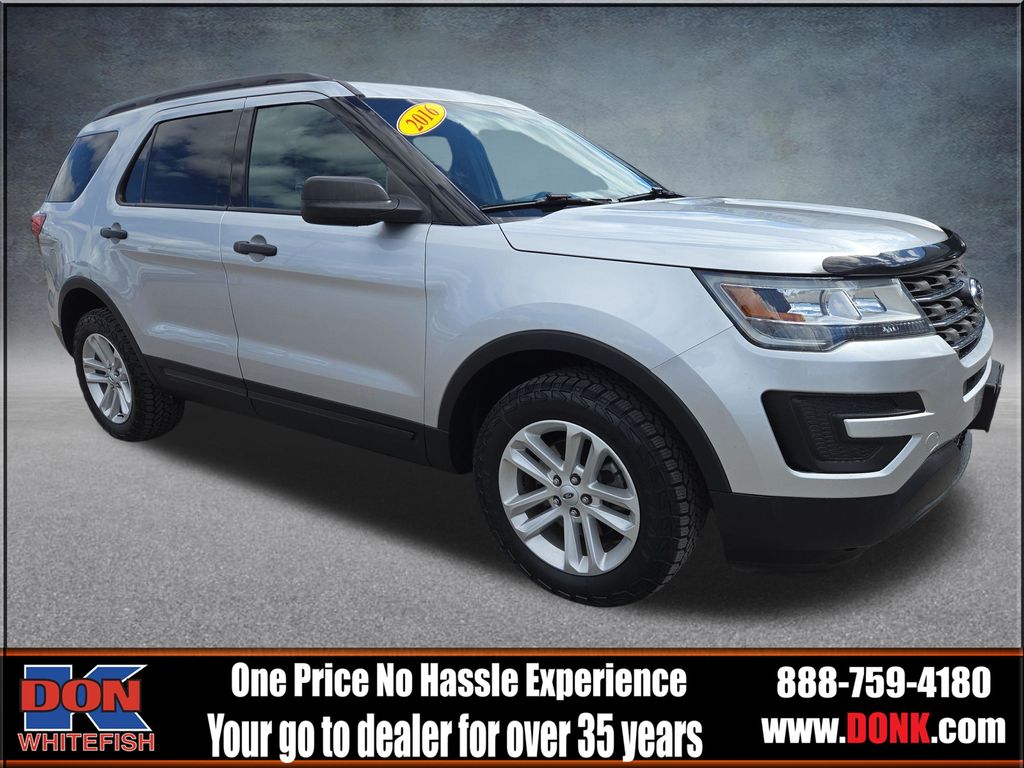 Ingot Silver 2016 Ford Explorer Base 4WD SUV / Crossover All-Wheel Drive 6-Speed Automatic