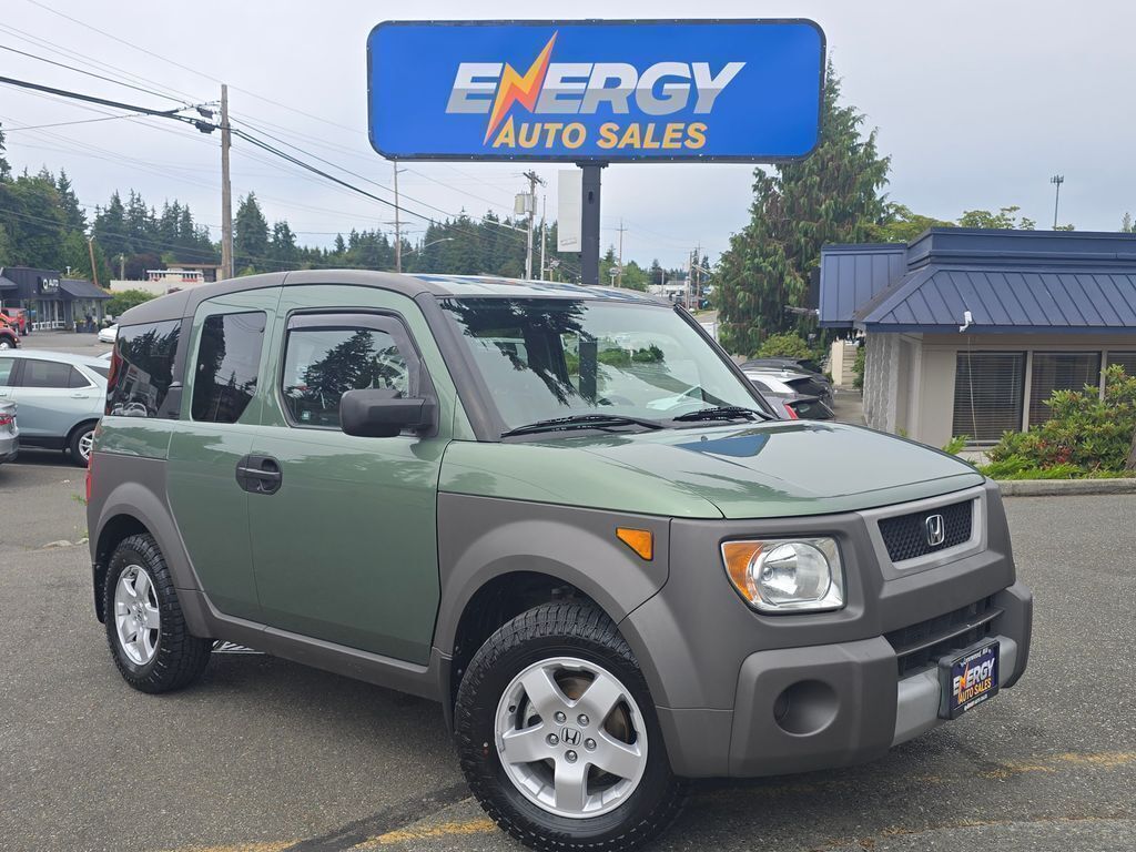 Galapagos Green Metallic 2003 Honda Element SUV / Crossover All-Wheel Drive 4-Speed Automatic Overdrive